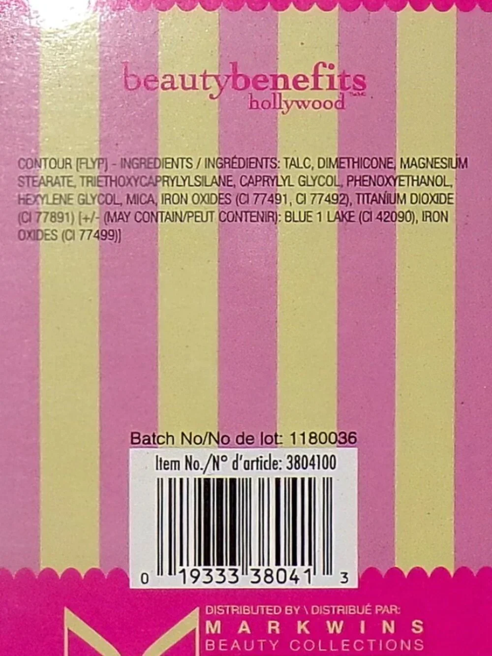 BEAUTY BENEFITS Hollywood Contour Palette Biscotti 0.32